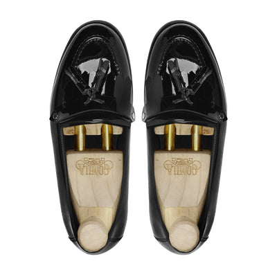 Morgan - Ladies Black Patent Leather Loafer