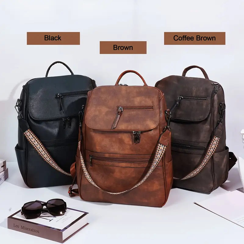 Leather Backpack For Women